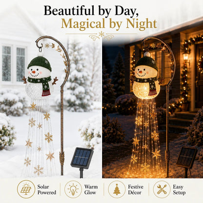 🔥Buy 2 Get 20% OFF🔥☃️ Snowman Sparkle Solar Garden Light