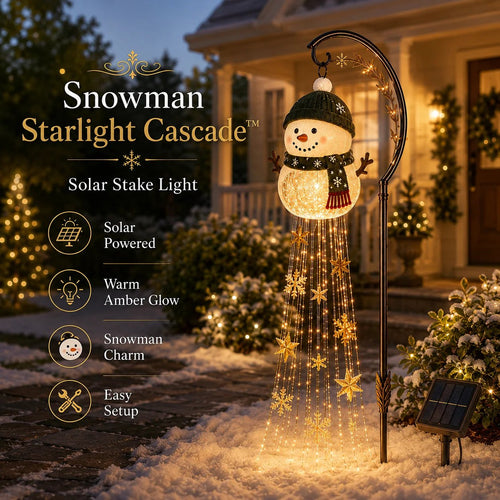 🔥Buy 2 Get 20% OFF🔥☃️ Snowman Sparkle Solar Garden Light